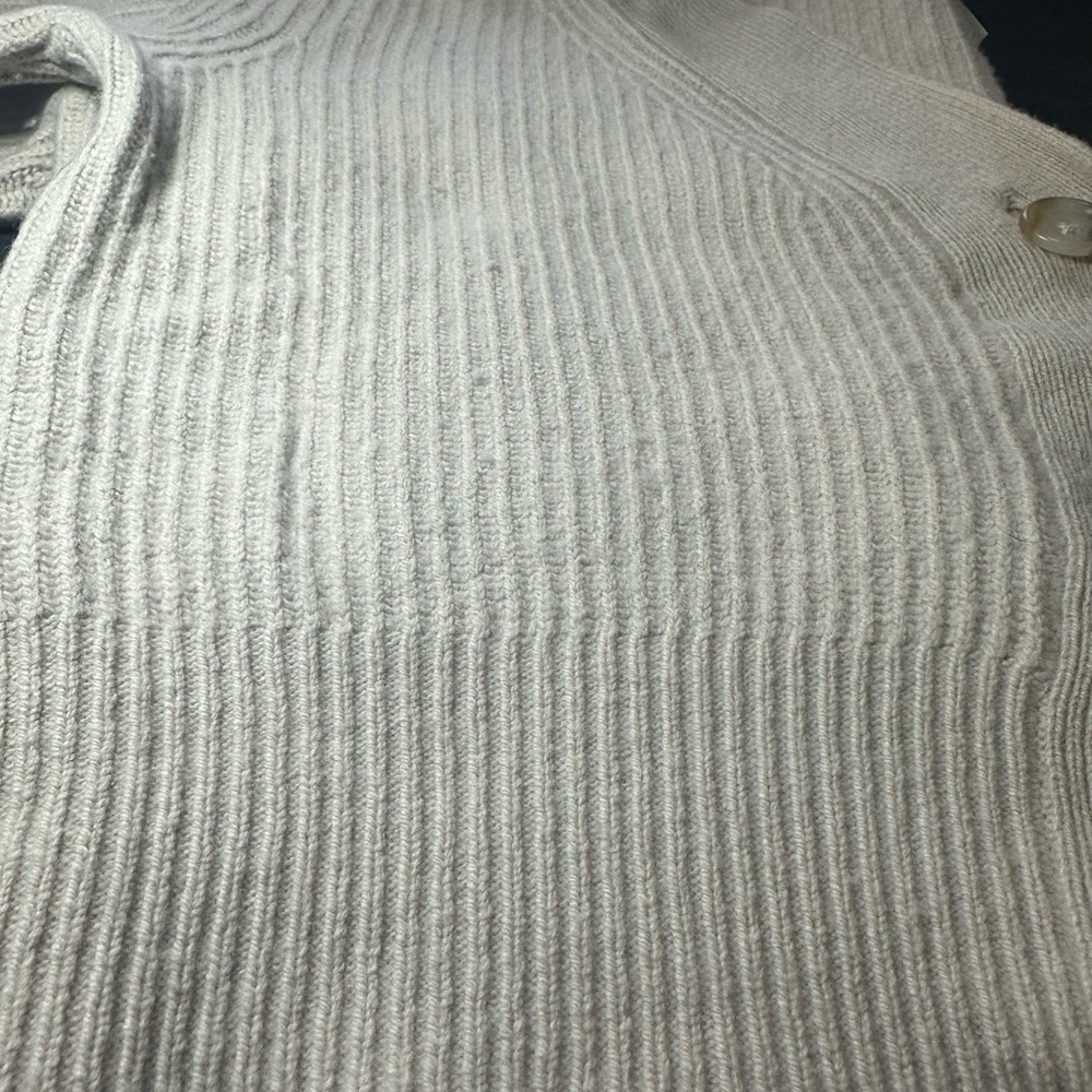 Club Monaco Cream Button-Up Cardigan - Picture 13 of 14